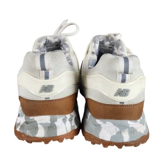 New Balance NB Fresh Foam Links SL Golf Shoes Mens 11 White/Multi Camo Spikeless main image 5